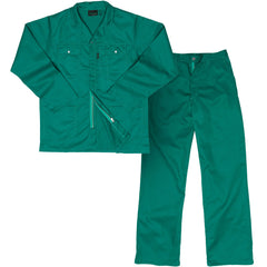 JAVLIN Premium Polycotton Conti Suit Emerald Green