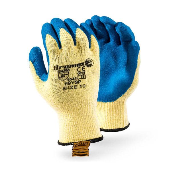 Dromex Cut 5 Seamless Knitwrist Liner with Crinkle Rubber Palm Coating - Safety Supplies  Gloves - PPE, Workwear, Conti Suits, Zeroflame and Acid, Safety Equipment, SAFETY SUPPLIES - Safety supplies