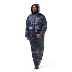 Dromex Storm Polar Navy Blue Jackets-300D Oxford Polyester Outer, Quilted Lining, Heavy Duty Zip