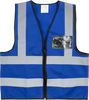 Pioneer Reflective Vest with Zip & ID Pouch