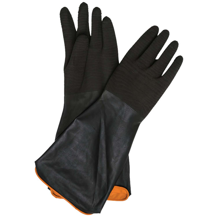 Javlin Elbow Length Industrial Rubber Gloves