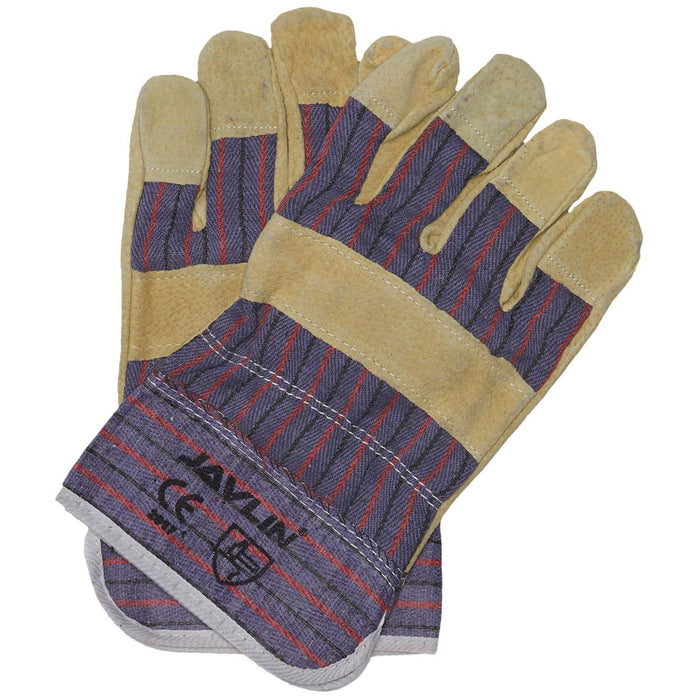 Javlin Superior Quality Pig Skin Candy Stripe Gloves