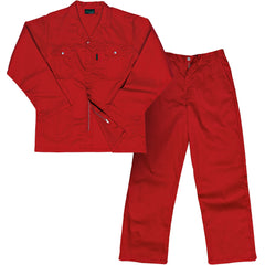 JAVLIN Premium Polycotton Conti Suit Red