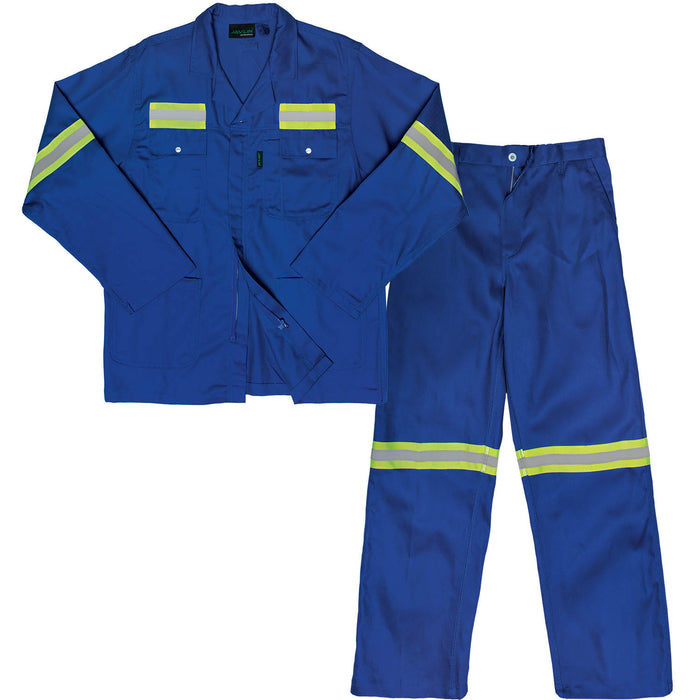 Javlin J54 Conti Suit with Reflective Tape- Royal Blue
