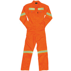 Javlin J54 Boiler Suit with Reflective Tape- Orange