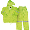 Javlin Hi-Vis Flourescent Polyester PVC Rain Suit