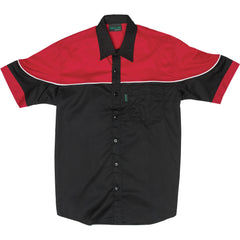Javlin Two Tone Racing Shirt Black & Red