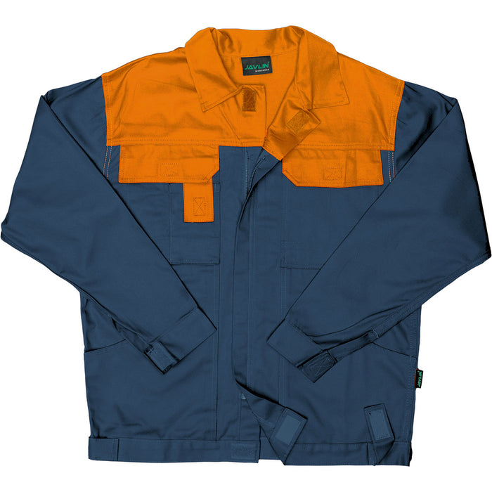 Javlin Two Tone Conti Jacket- Navy & Orange