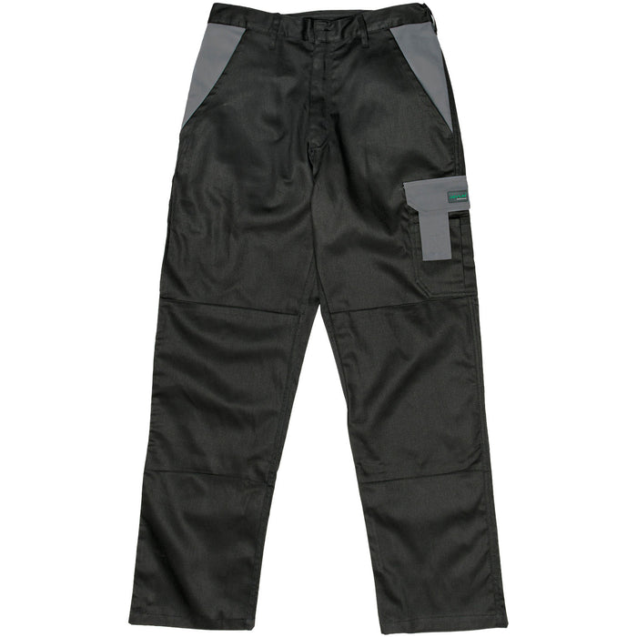 Javlin Two Tone Conti Pants- Black & Grey