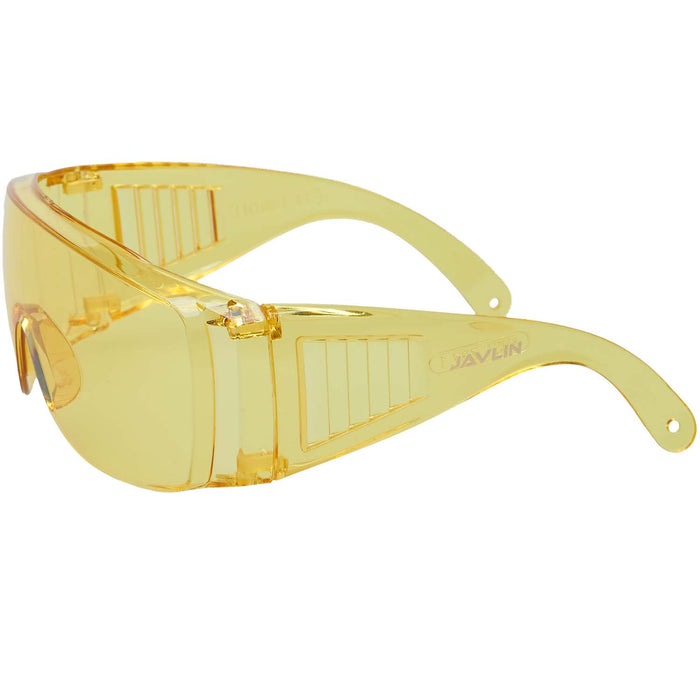 Javlin Wrap Around Anti Scratch Spectacles Amber Lens