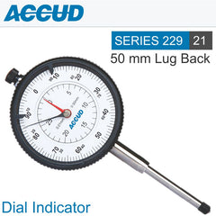 DIAL INDICATOR FLAT BACK WITH SPARE LUG BACK 50MM