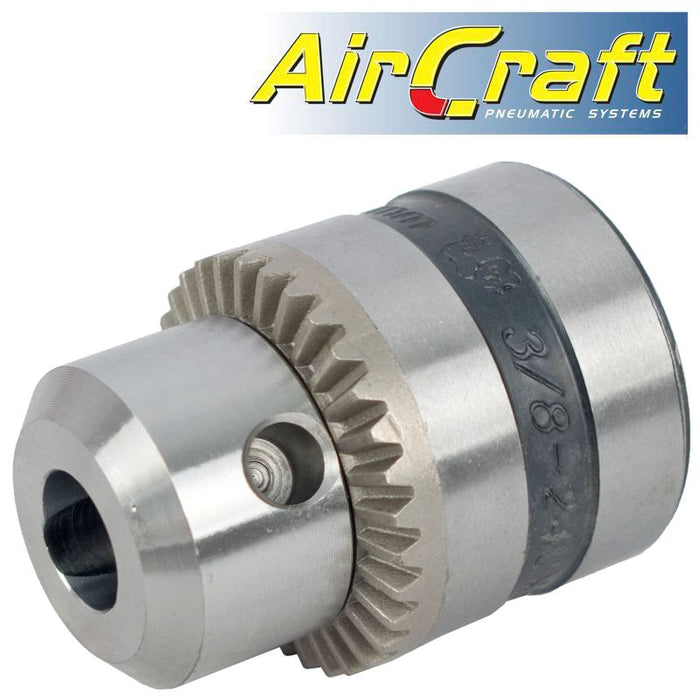 CHUCK 13MM 3/8-24UNF FOR AIR DRILL 12.5mm REVERSABLE 550RPM (1/2')