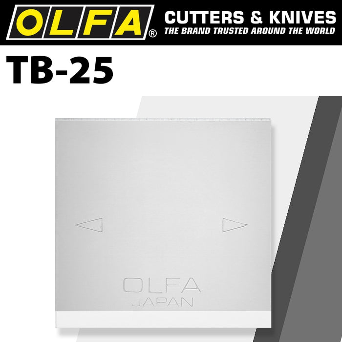 OLFA SPARE SCRAPER BLADES FOR T25