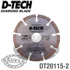 DIAMOND BLADE SEGMENTED MID. 115 X 22.23MM