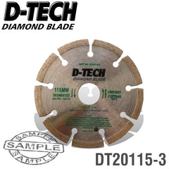 DIAMOND BLADE SEGMENTED 115 X 22.23 BRICK & MASONRY
