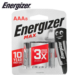ENERGIZER MAX: AAA - 8 PACK (MOQ 12)