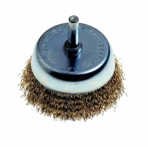 50 X 6MM BRASS WIRE CUP BRUSH