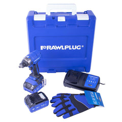 IMPACT WRENCH 2XBATTERY 50 AH CHARGER 65A WITH GLOVES IN CASE
