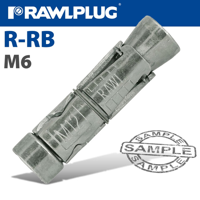R-RB RAWLBOLT SHIELD ONLY M06W BOX OF 100