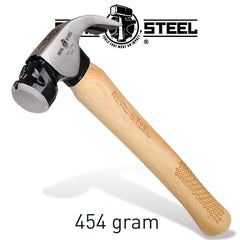 HAMMER CLAW CURVED 450G 16OZ HICK. WOOD HANDLE