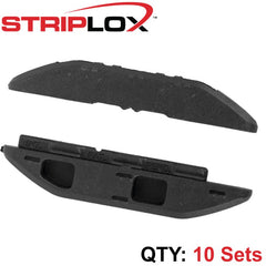 STRIPLOX MINI 60MM BLACK (10 SETS)