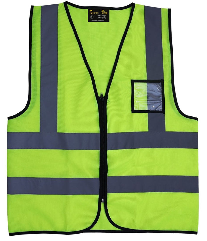 Lime Reflective Vest High Quality 116 GSM - Safety Supplies  Reflective Wear - PPE, Workwear, Conti Suits, Zeroflame and Acid, Safety Equipment, SAFETY SUPPLIES - Safety supplies