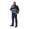 Dromex D59 Thermal Jacket Flame Retardant with Reflective Tape- Orang