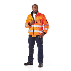 Dromex D59 Thermal Jacket Flame Retardant with Reflective Tape- Orang