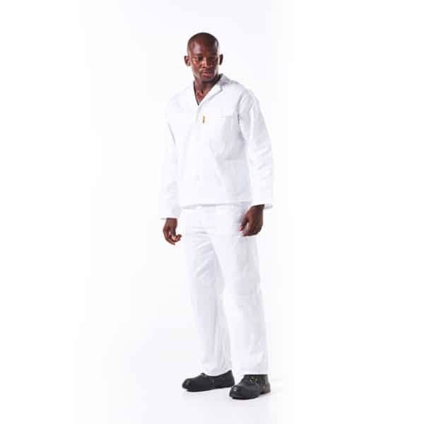 Dromex Polycotton Two Piece White Conti Suits