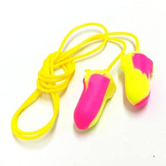 Dromex PU Foam Bell Disposable Fluorescent Dual Color Earplug
