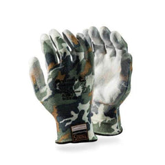 Dromex CUT5 Seamless Camo Liner, Knitwrist with PU Coating- Camoflage Glove
