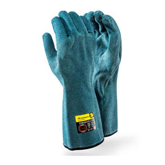 Dromex CUT5 Seamless Composite Liner, Elbow Length with Nitrile Chemical Coating Glove