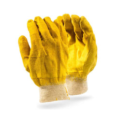 Dromex Comarex Yellow Crinkle Rubber Gloves