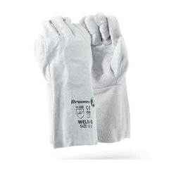 Dromex Chrome Leather Double Palm Gloves